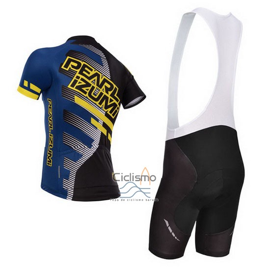 Pearl Izumi Ropa Ciclismo Culotte Corto 2014 Hombre Mangas Cortas Negro y AMarillo